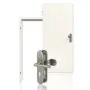 Wohnungseingangstür-Set Weißlack RAL 9010 Premium mit Zarge und Beschlag