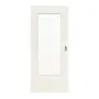 Frontansicht von Typ 43-LA Weiß lackiert Lamikor Schiebetür - Kilsgaard