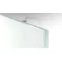 Detailansicht vollflächig ExtraWeiß-mattiertes Weißglas von Vollflächig matt Glasschiebetür-Set inkl. Schiebetürsystem S65 - Erkelenz