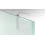 Detailansicht vollflächig SoftWeiß-mattiertes Weißglas von Vollflächig matt Glasschiebetür-Set inkl. Schiebetürsystem S65 - Erkelenz