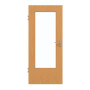 Frontansicht von GARANT Zimmertür Buche Exklusiv CPL mit Lichtausschnitt LA-DIN