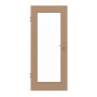 Frontansicht von HÖRMANN Innentür Quer Weißeiche Matt Echtholzfurnier mit Lichtausschnitt LA groß