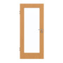 Frontansicht von GARANT Zimmertür Buche Exklusiv CPL mit Lichtausschnitt LA-2