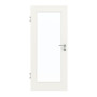 Frontansicht von GARANT Zimmertür Weißlack 9016 mit Lichtausschnitt LA-2