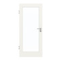 Frontansicht von GARANT Zimmertür Weißlack 9016 mit Lichtausschnitt LA-3