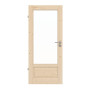 Frontansicht von Typ 6002-01-LA Fichte Massivholz Innentür - Radex