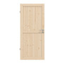 Frontansicht von Loft V Fichte Massivholz Innentür - Radex