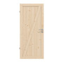 Frontansicht von Loft Z Fichte Massivholz Innentür - Radex
