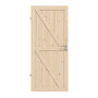 Frontansicht von Loft ZZ Fichte Massivholz Innentür - Radex