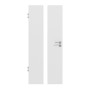 Frontansicht von Pure 1 mittig ProLine Duradecor Bütte Weiß Innentür - Hörmann