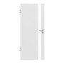 Frontansicht von Pure 1 Schlossseite ProLine Duradecor Bütte Weiß Innentür - Hörmann