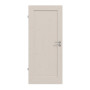 Frontansicht von Innentür TE-1 Fichte astig weiß pigmentiert Massivholz