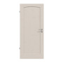 Frontansicht von Innentür TE-18 Fichte astig weiß pigmentiert Massivholz