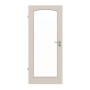 Frontansicht von Innentür TE-19 Fichte astig weiß pigmentiert Massivholz