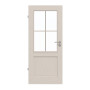Frontansicht von Innentür TE-24 Fichte astig weiß pigmentiert Massivholz