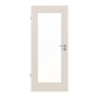 Frontansicht von Innentür TM-12 Fichte astig weiß pigmentiert Massivholz