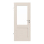 Frontansicht von Innentür TM-16 Fichte astig weiß pigmentiert Massivholz