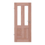 Frontansicht von Innentür TM-22 Lärche Massivholz