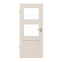 Frontansicht von Innentür TM-32 Fichte astig weiß pigmentiert Massivholz