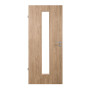 Frontansicht von Typ 43-LA-05 Raucheiche Lamikor Innentür - Kilsgaard