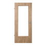 Frontansicht von Typ 43-LA Raucheiche Lamikor Innentür - Kilsgaard