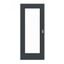 Frontansicht von Schiebetür Anthrazit RAL 7016 Lack LA 8 ProLine - Hörmann