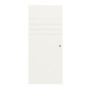 Frontansicht von Schiebetür Weiß RAL 9016 CPL 4.13 - Classen