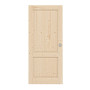 Frontansicht von Typ 6002 Fichte Massivholz Schiebetür - Radex
