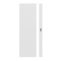 Frontansicht von Pure 1 Schlossseite ProLine Duradecor Bütte Weiß Schiebetür - Hörmann