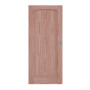 Frontansicht von Schiebetür TE-18 Lärche Massivholz