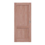 Frontansicht von Schiebetür TE-2 Lärche Massivholz