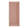 Frontansicht von Schiebetür TM-1 Lärche Massivholz