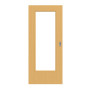 Frontansicht von Typ 44-LA Buche lackiert Echtholzfurniert Schiebetür - Kilsgaard