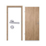 Komplettset-Ansicht von KILSGAARD Innentür-Set Typ 43-00 Raucheiche Lamikor mit Zarge und Drücker