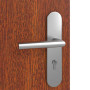 Detailbild Oberfläche von Mahagoni Classic Echtholzfurniert Wohnungseingangstür - Jeld-Wen