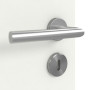 Detailansicht der Oberfläche von KILSGAARD Innentür-Set Typ 43-00 TopWeiß Lamikor mit Zarge und Drücker