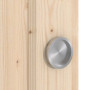 Detatailansicht der Oberfläche von Typ 6002 Fichte Massivholz Schiebetür - Radex