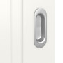 Detailansicht der Oberfläche von Montana 6 ClassicLine Weißlack Schiebetür - Hörmann