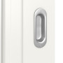 Detailansicht der Oberfläche von Montana 7 LA ClassicLine Weißlack Schiebetür - Hörmann
