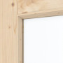 Detailansicht des Lichtausschnitts von Typ 6002-04-SP6 Fichte Massivholz Innentür - Radex