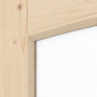 Detailansicht des Lichtausschnitts von Typ 6002-SP10-B Fichte Massivholz Innentür - Radex