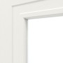 Detailansicht des Lichtausschnitts von Montana 7 LA ClassicLine Weißlack Innentür - Hörmann