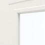 Detailansicht des Lichtausschnitts von Montana 4 LA ClassicLine Weißlack Schiebetür - Hörmann