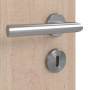 Detailansicht der Oberfläche von JELD-WEN Innentür Nova Ahorn Optima DuriTop CPL mit Lichtausschnitt LÖ-14
