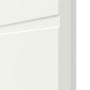 Detailansicht der Fräsung von Innentür-Set Dynamic 1.1 Lackweiß RAL 9003 mit Zarge und Drücker - Classen