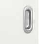 Detailansicht der Oberfläche von HÖRMANN Schiebetür Stripe 15 Verkehrsweiß RAL 9016 Duradecor DesignLine