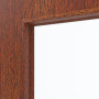 Detailansicht des Lichtausschnitts von JELD-WEN Wohnungseingangstür Mahagoni Classic Echtholzfurniert mit Lichtausschnitt LÖ-23