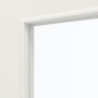 Detailansicht des Lichtausschnitts von JELD-WEN Wohnungseingangstür Brillantweiß 9016 mit schlossseitigem Schlitz