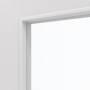 Detailansicht des Lichtausschnitts von JELD-WEN Wohnungseingangstür Grauweiß DuriTop CPL mit Stillichtöffnung