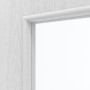 Detailansicht des Lichtausschnitts von HÖRMANN Innentür Eiche Weiß Duradecor ProLine mit Lichtausschnitt LA 9